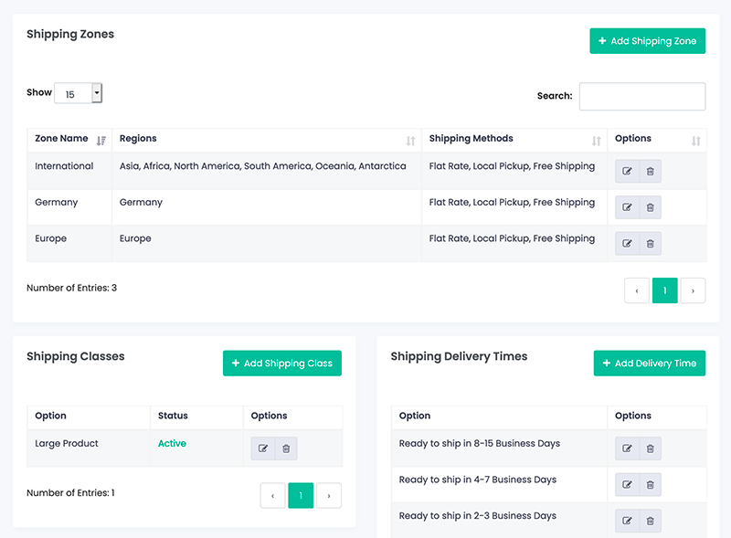 Shipping System