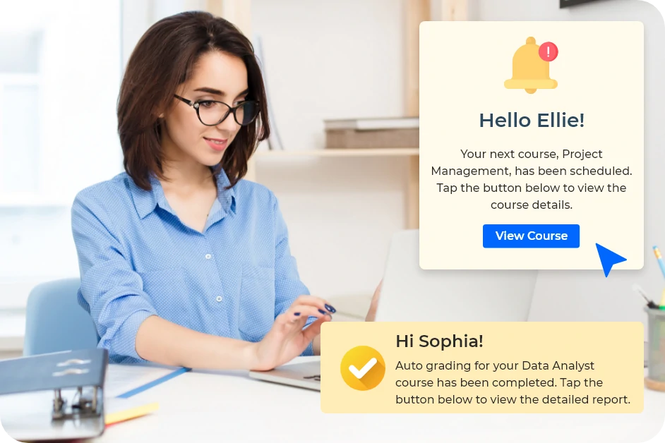 Zenda E-Learn Academy Dashboard
